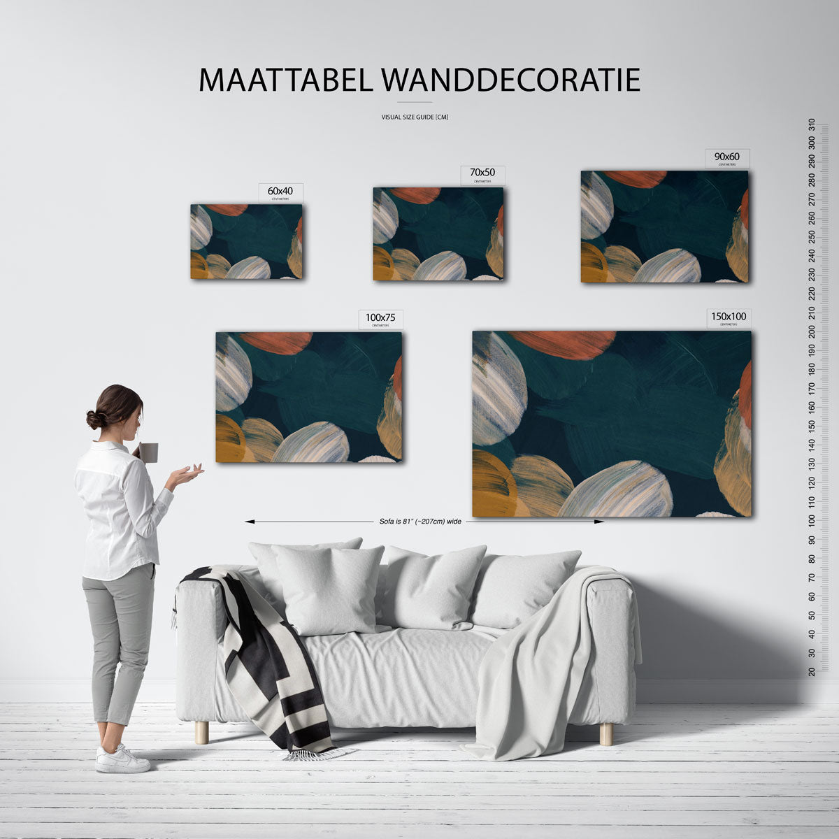 Kleurencompositie Kunstwerk