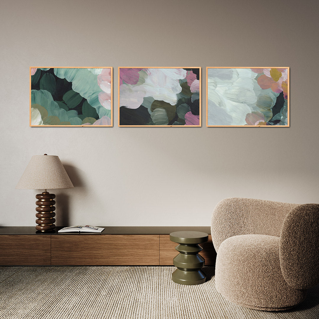 Kleurige vormen Posterset