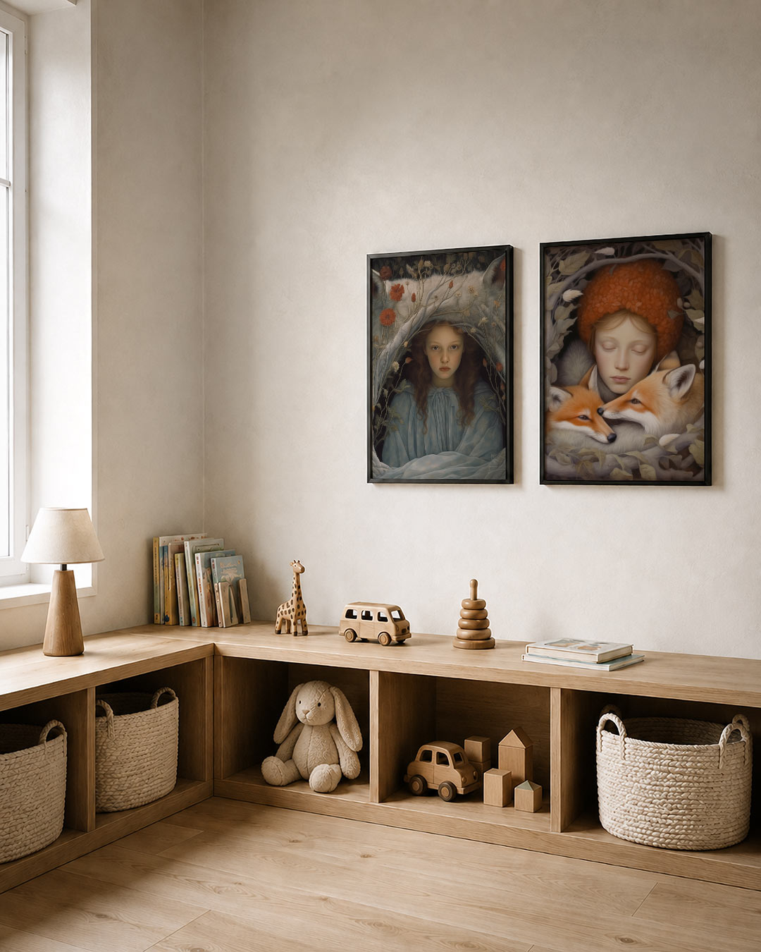 Dromerige blik Posterset