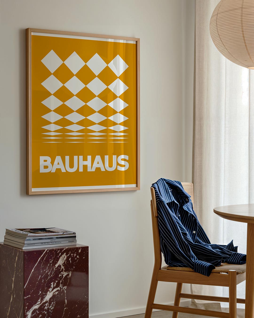 Ruitpatroon en kleur Poster