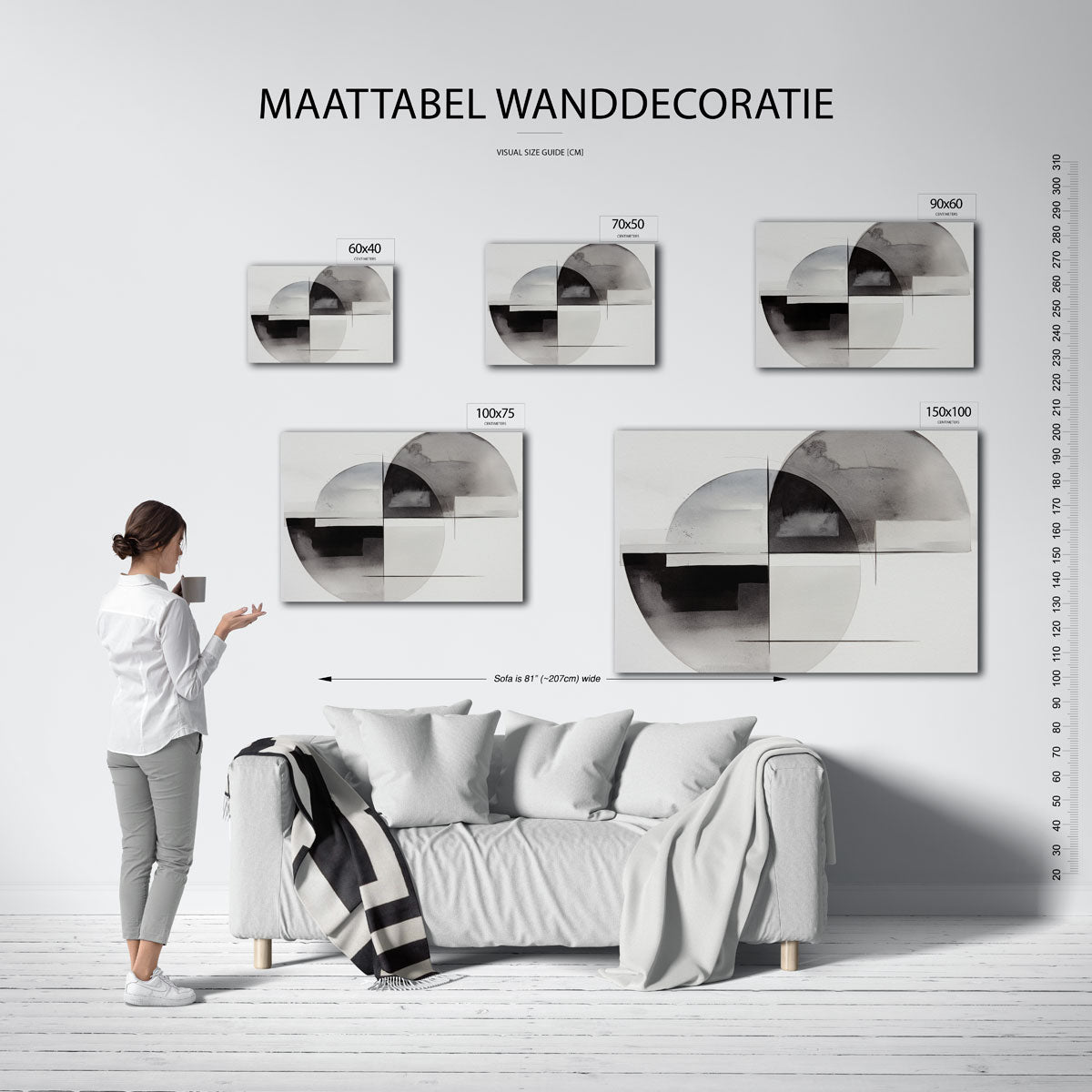 Geometrische vormen Kunstwerk