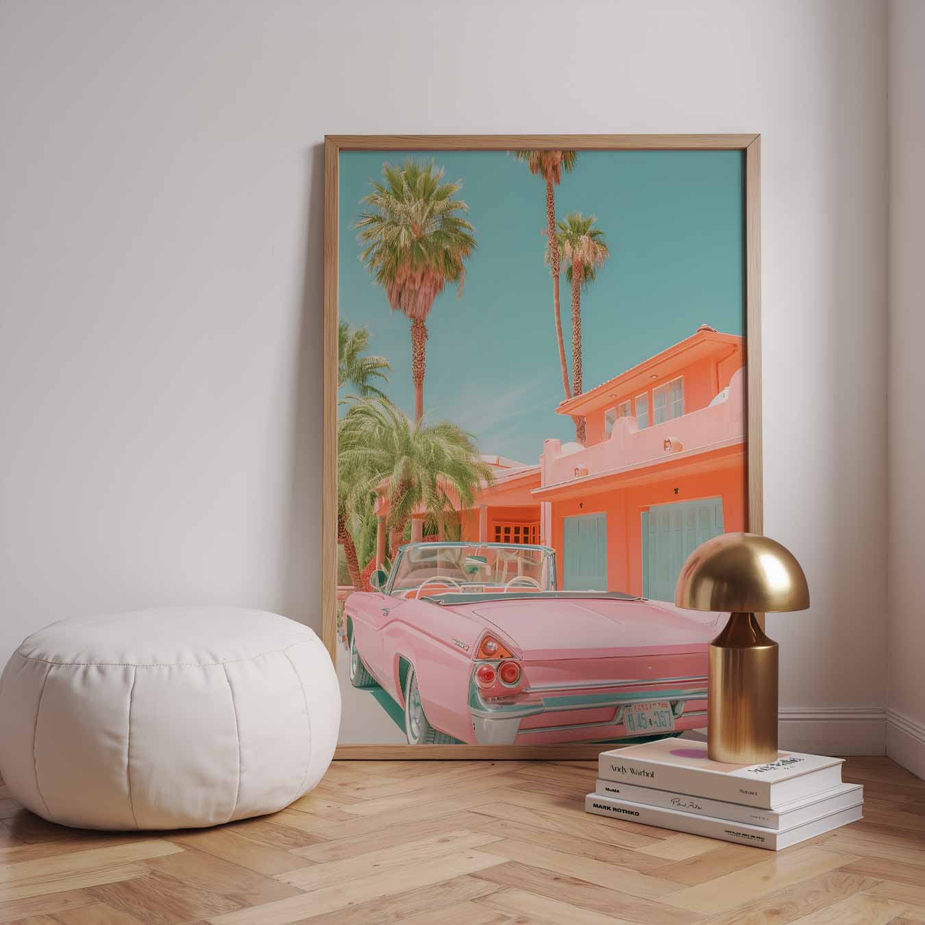 Retro Zomer Droom Poster-WallArtistic