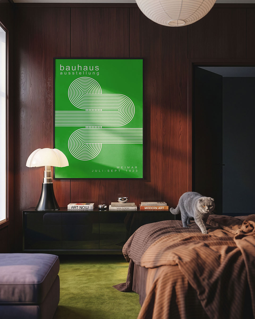 Lijnen en kleurvlakken Poster