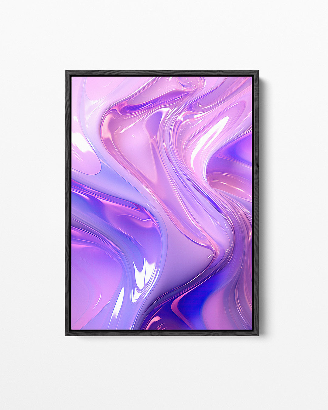 Golvende kleuren Kunstwerk