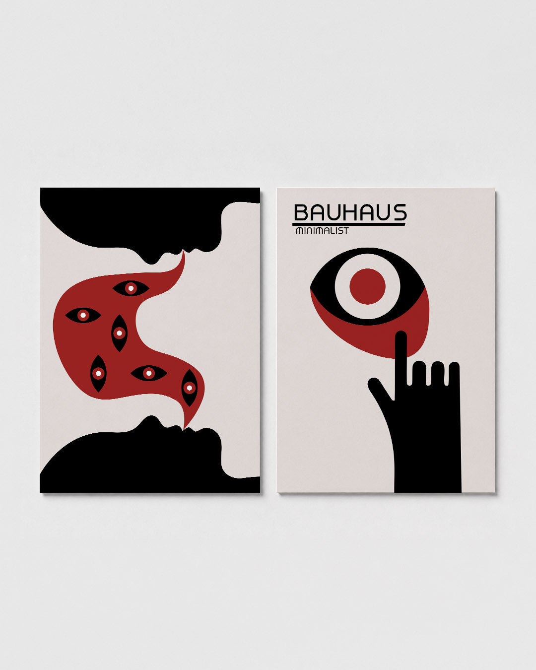 Vorm en kleurenspel Posterset