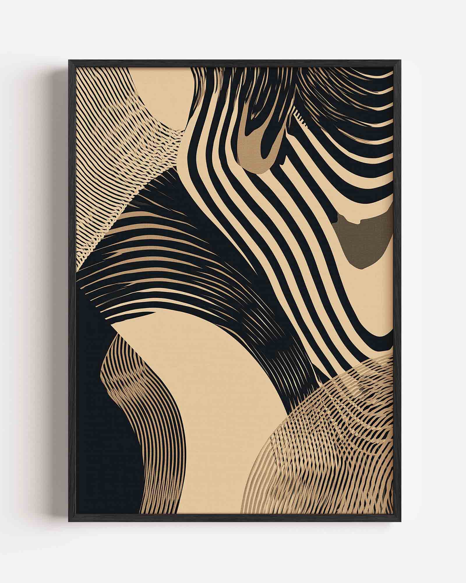 Abstracte lijnen Poster