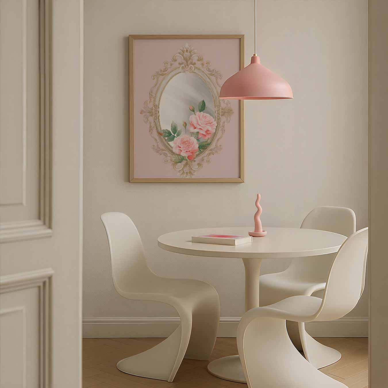 Romantische Rozen Spiegelposter-WallArtistic