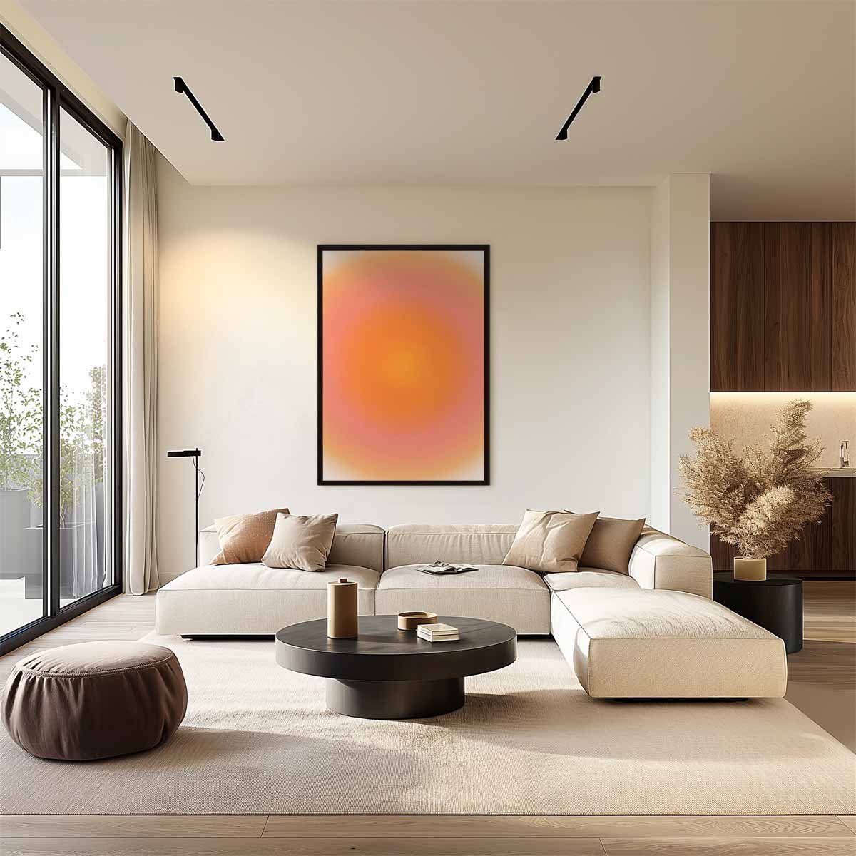 Zonsopgang Vibes Kunstwerk-canvas-dibond-plexiglas-wanddecoratie-WallArtistic
