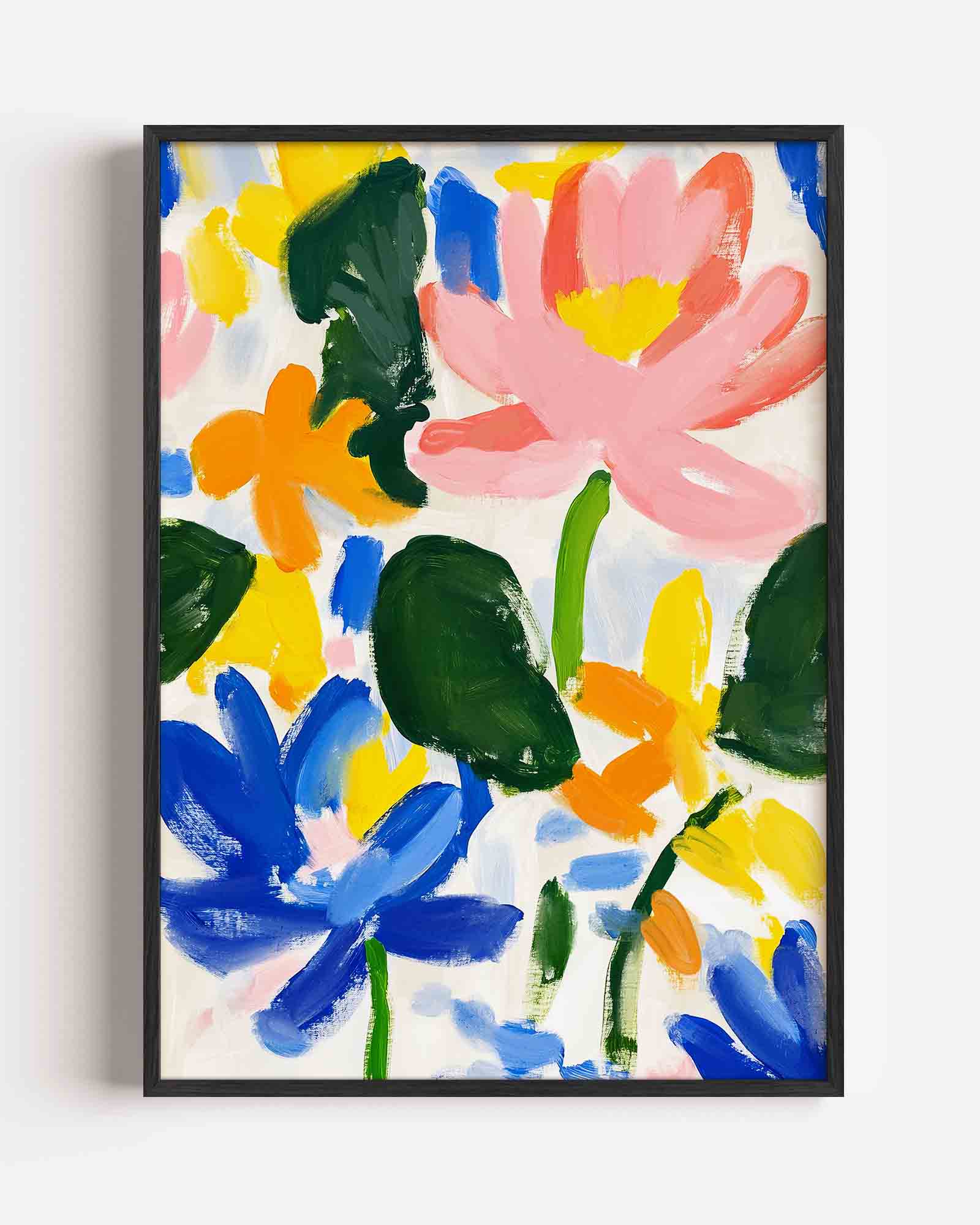 Bloemen en bladeren Poster