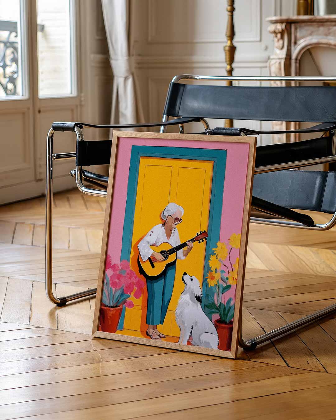 Vrolijke Muziekmomenten Poster-WallArtistic