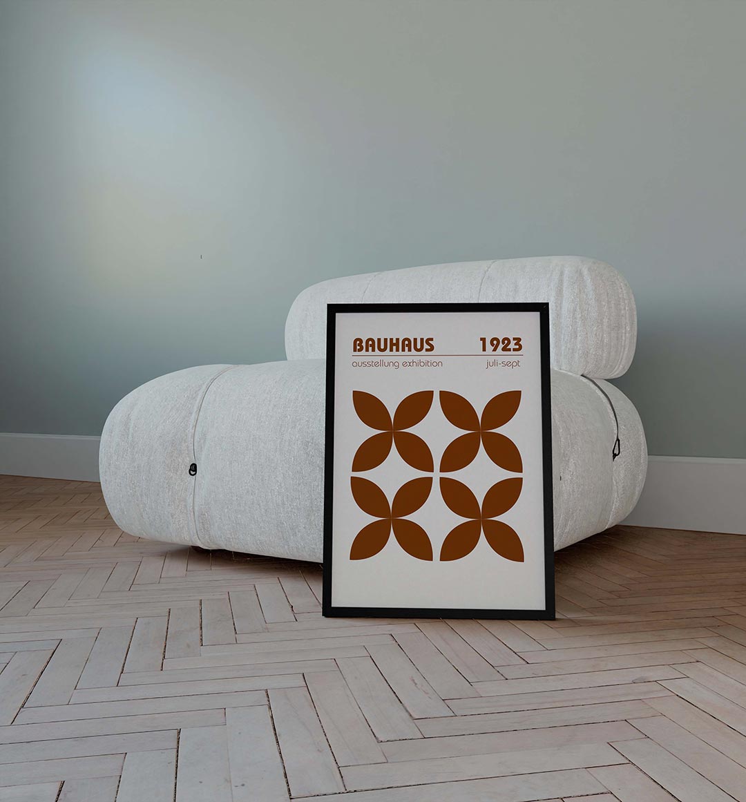 Vormritme en kleur Poster