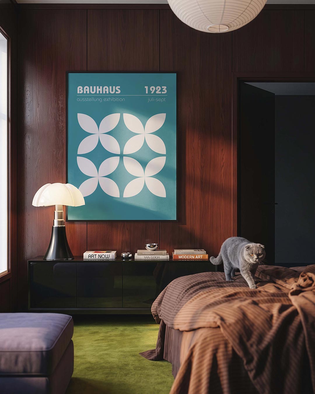 Vormritme en kleur Poster