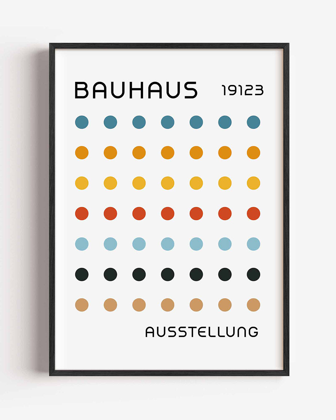 Cirkelritme en tekst Poster