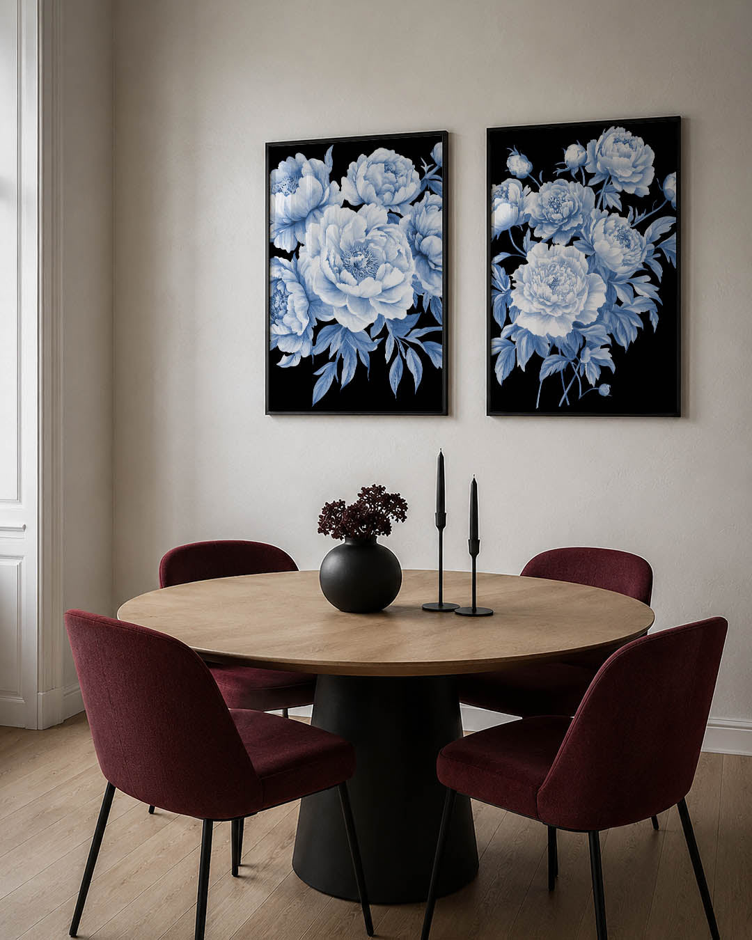 Bloemrijke sereniteit Posterset