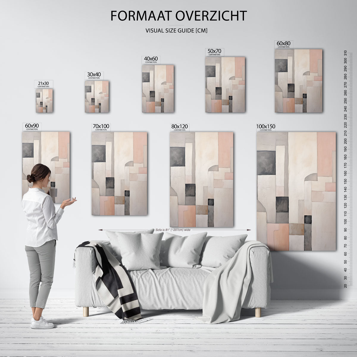 Abstracte vormen Poster