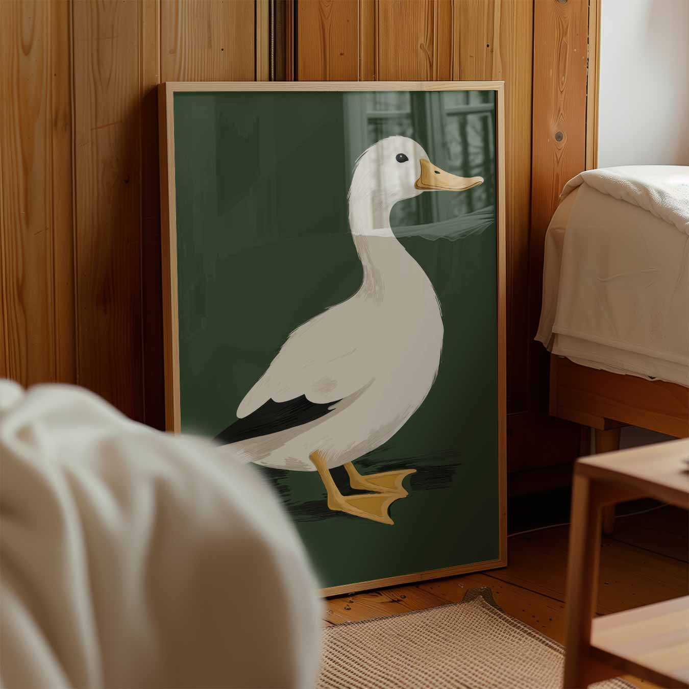 Stijlvolle Eend Poster-WallArtistic