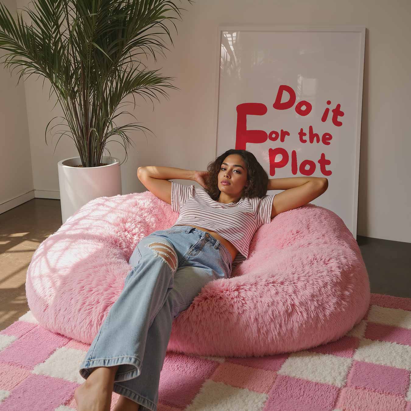 Inspirerende "Do It For The Plot" Poster-WallArtistic