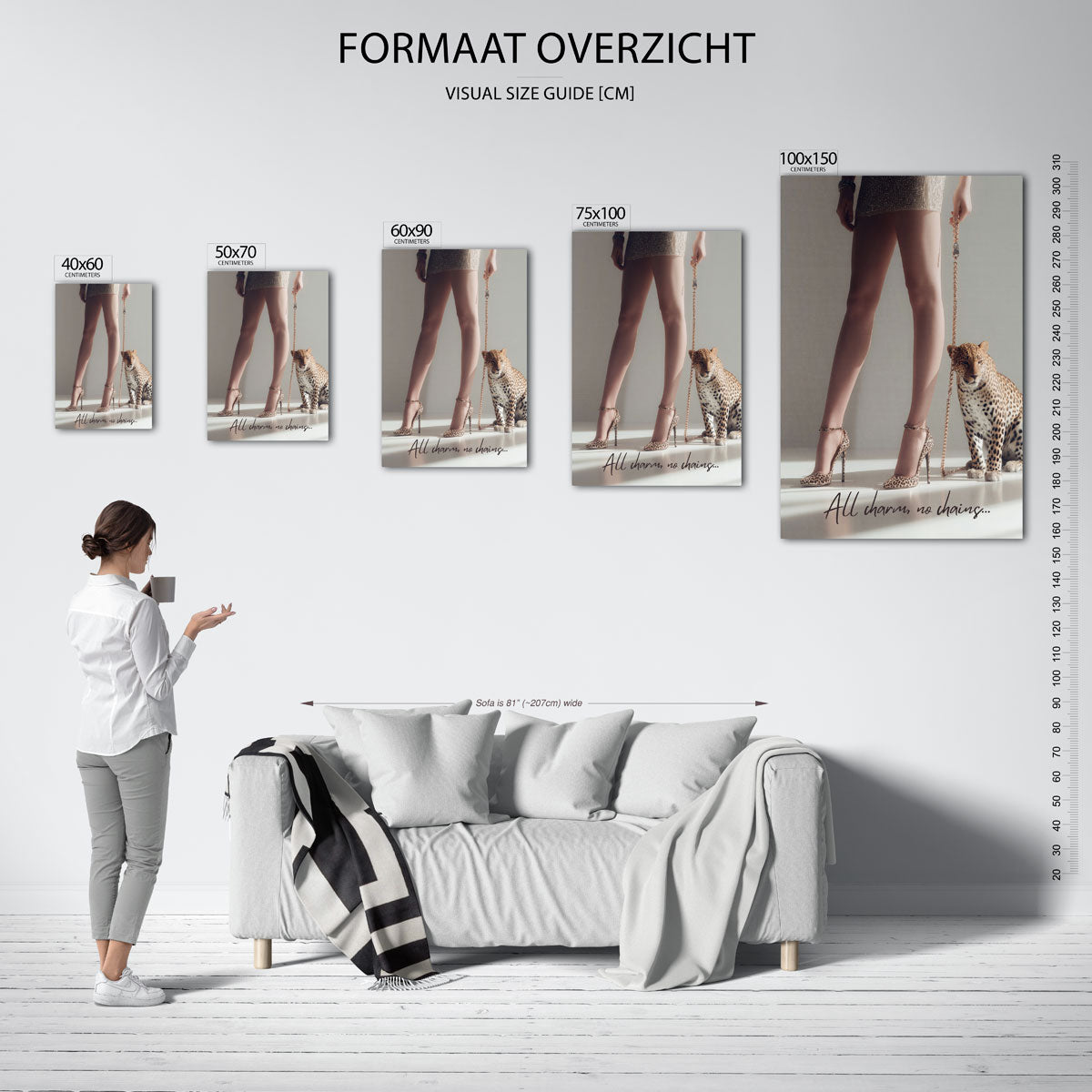 Dierenprint Kunstwerk