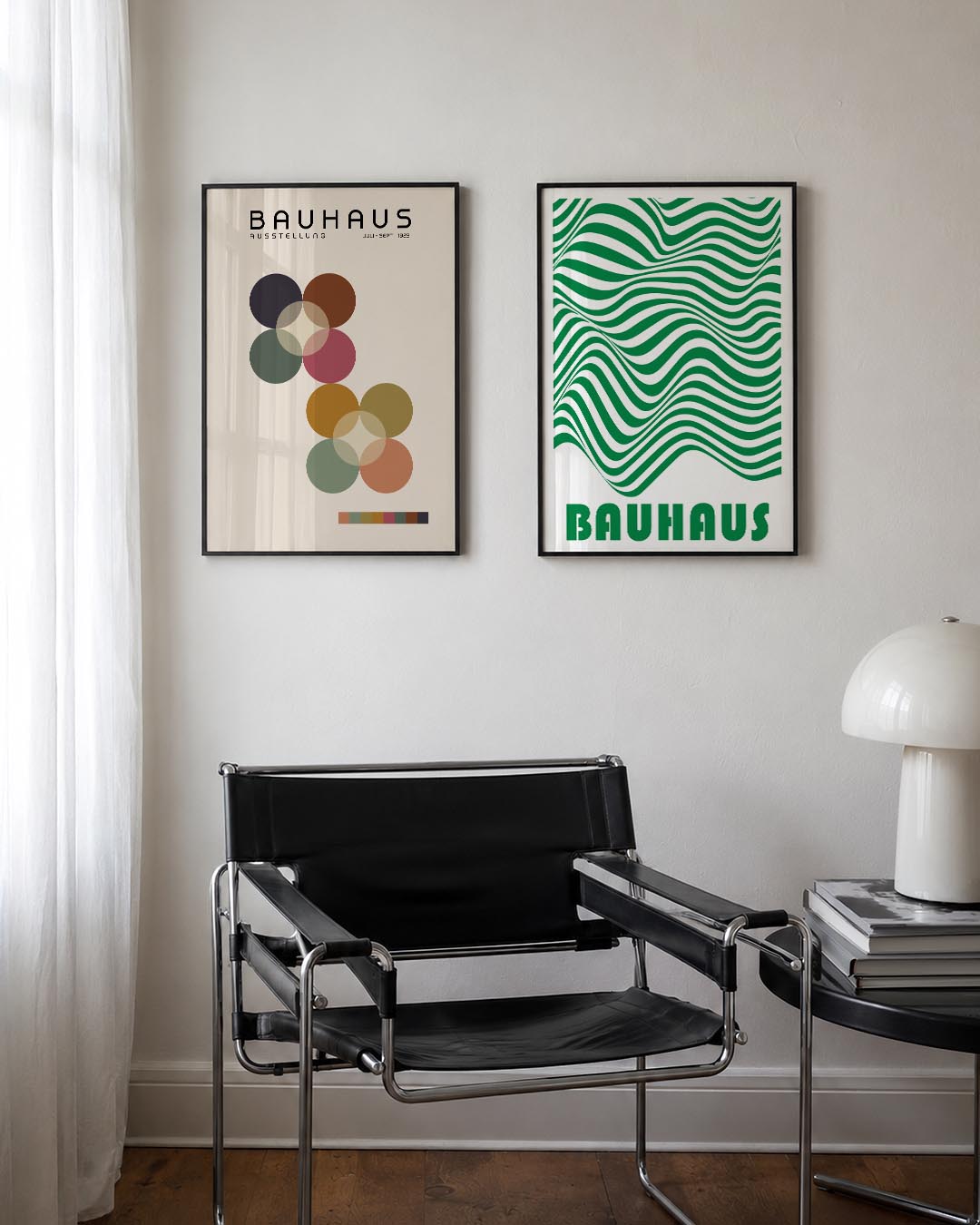 Kleurrijke cirkelharmonie Posterset