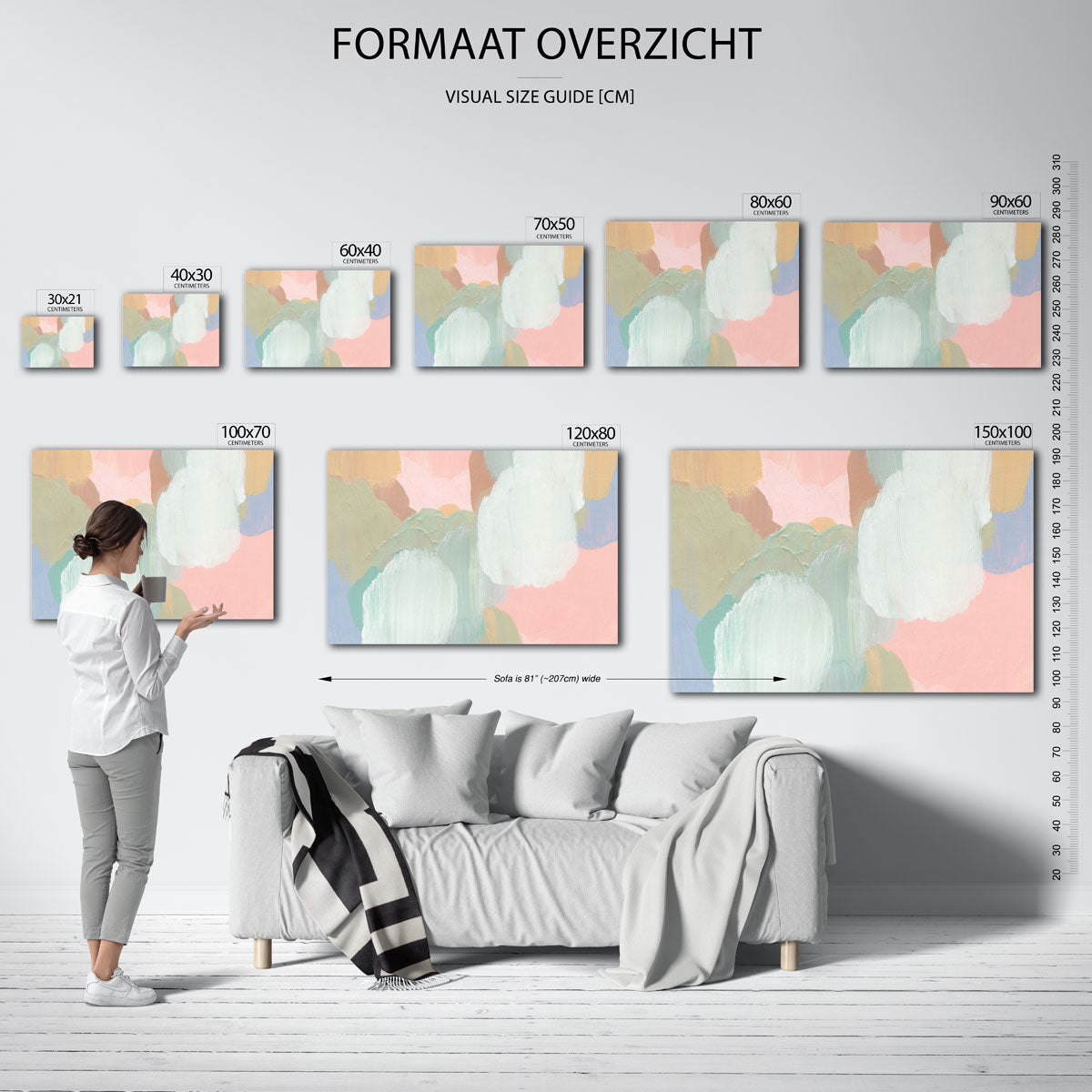 Abstracte vormen Poster