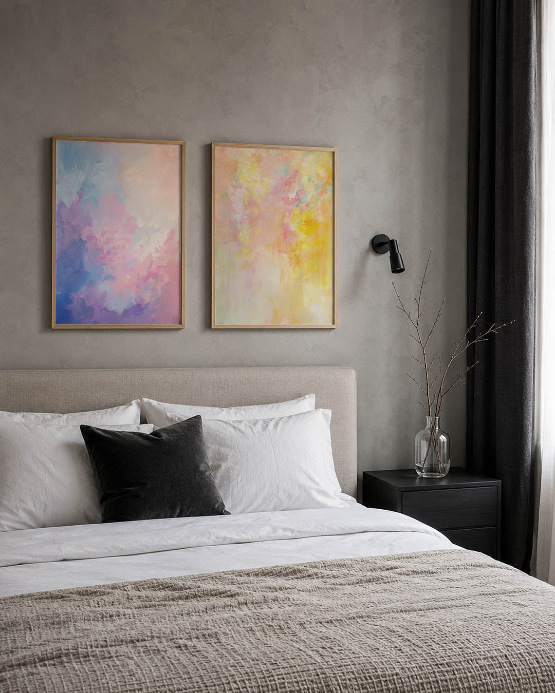 Pastel vervaging Posterset