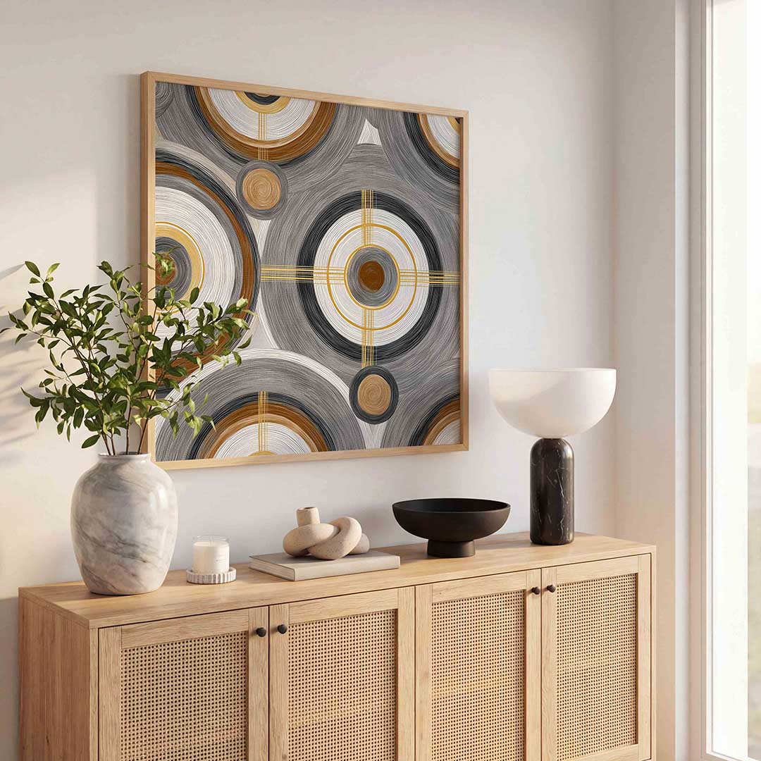 Cirkelpatroon Poster