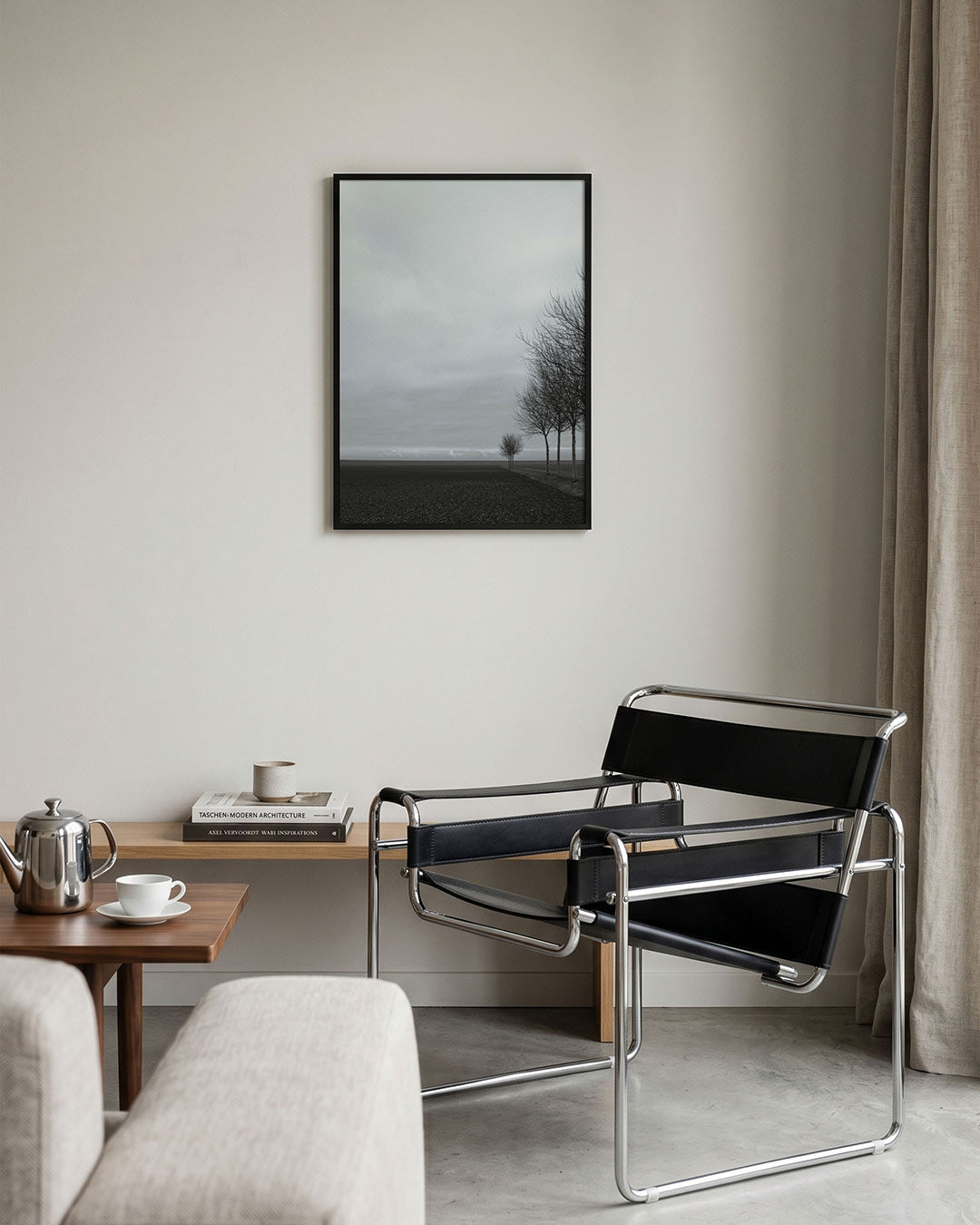 Landschap met bomen Poster