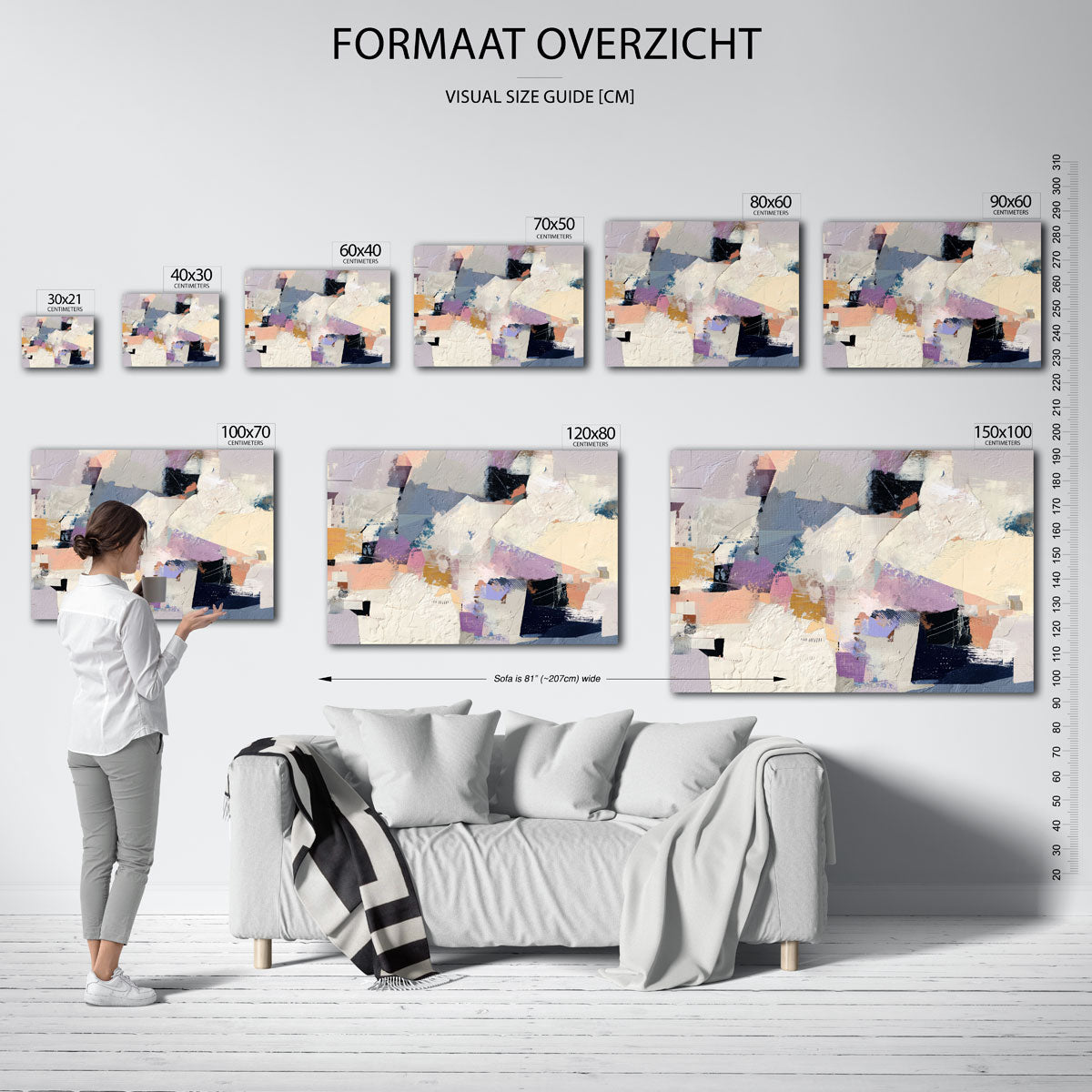 Abstracte vormen Poster