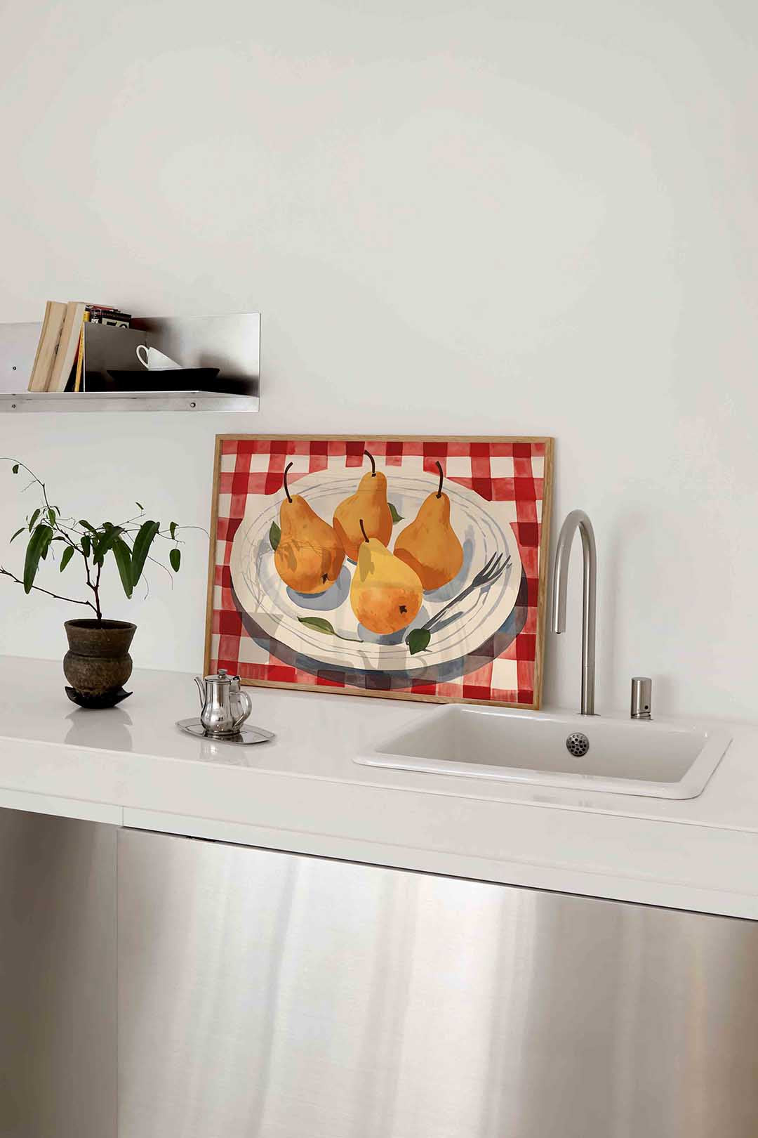 Peren op bord Poster