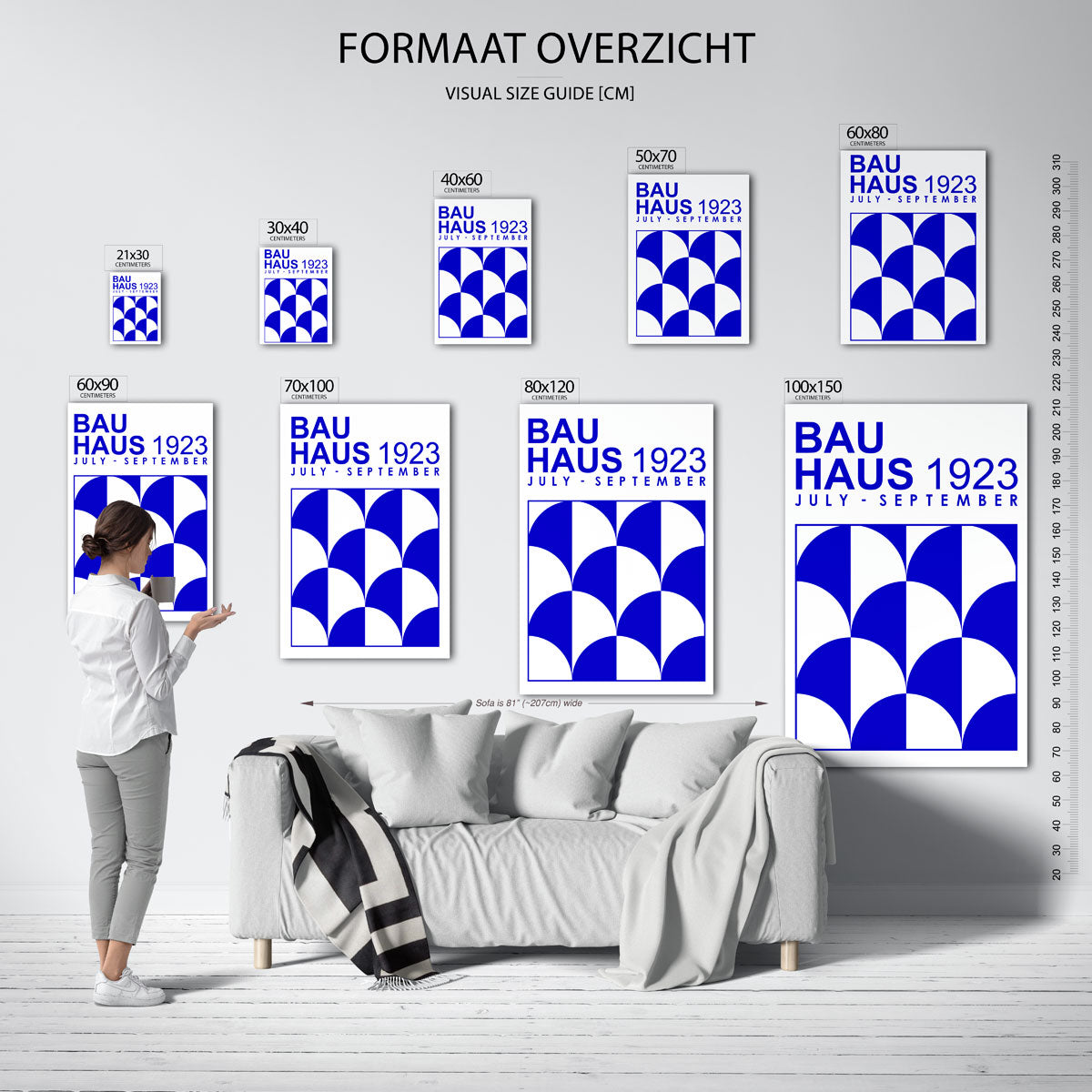 Vorm en kleur Poster