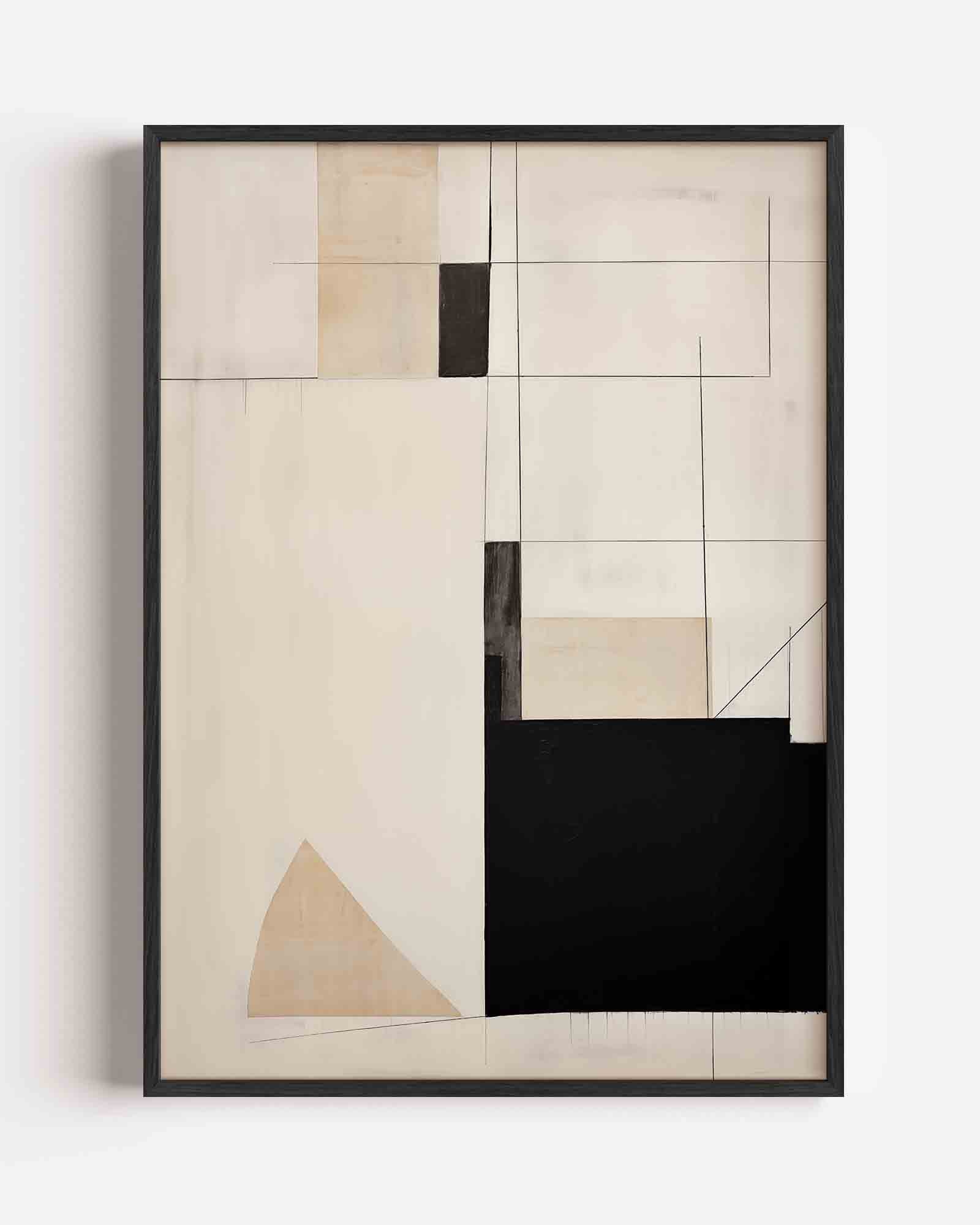 Abstracte vormen Poster