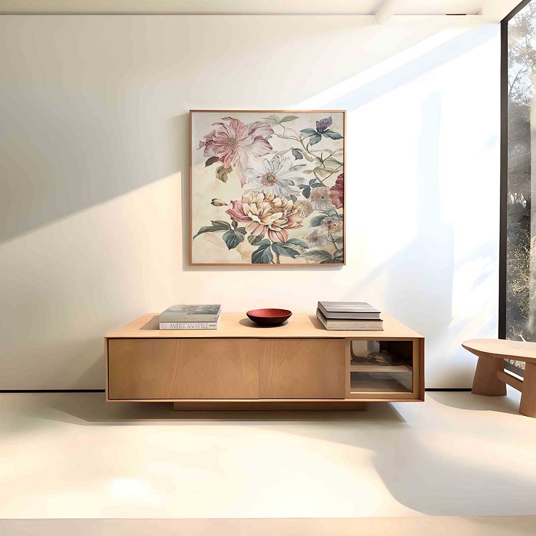 Bloemen en bladeren Poster