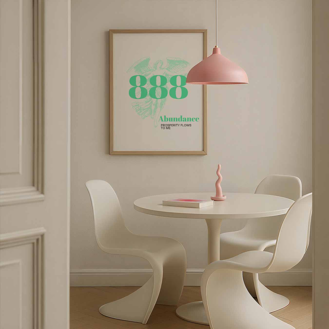 Inspirerende 888 Engel Poster-WallArtistic