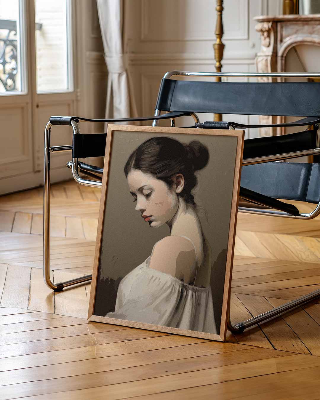 Elegante Portretposter-WallArtistic
