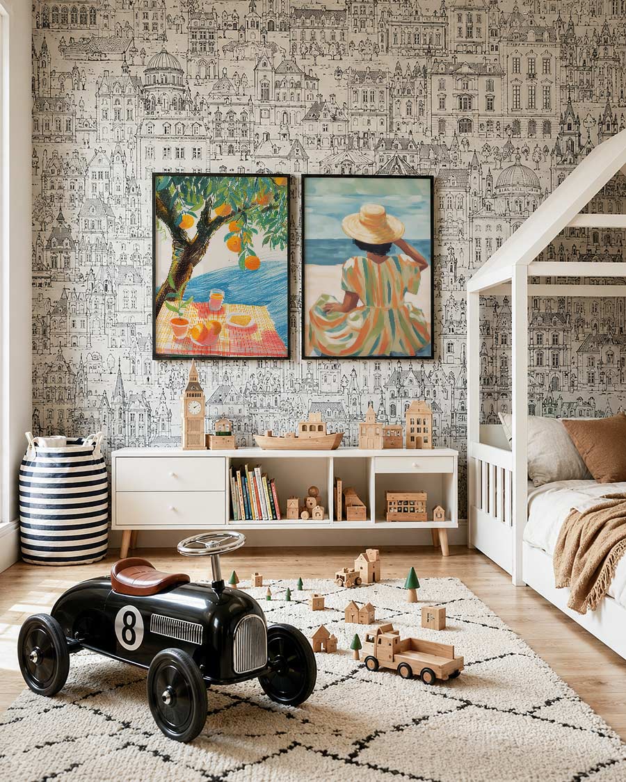 Fruit en tafereel Posterset