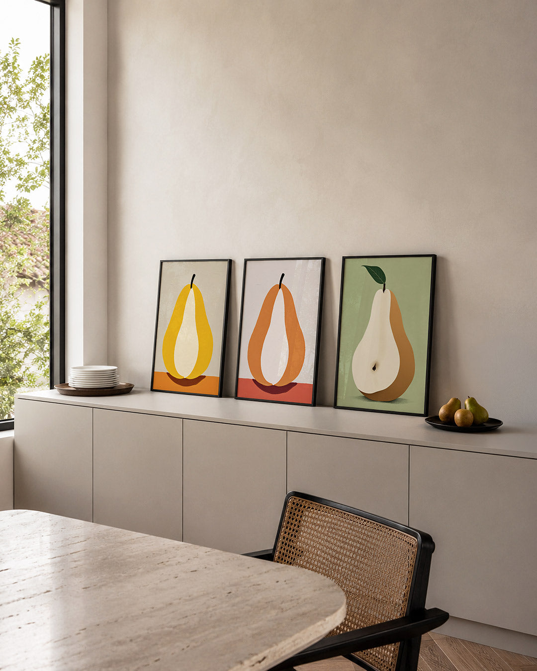 Vruchtvorm en kleur Posterset