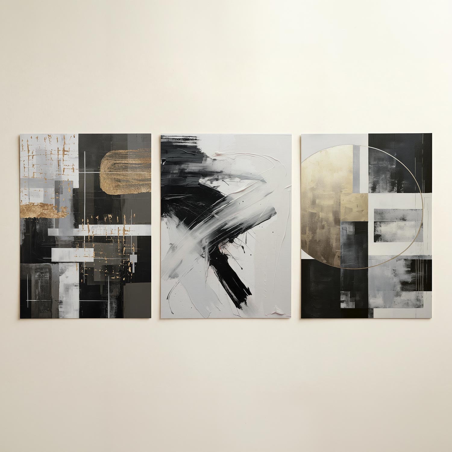Gouden lijnenspel Posterset