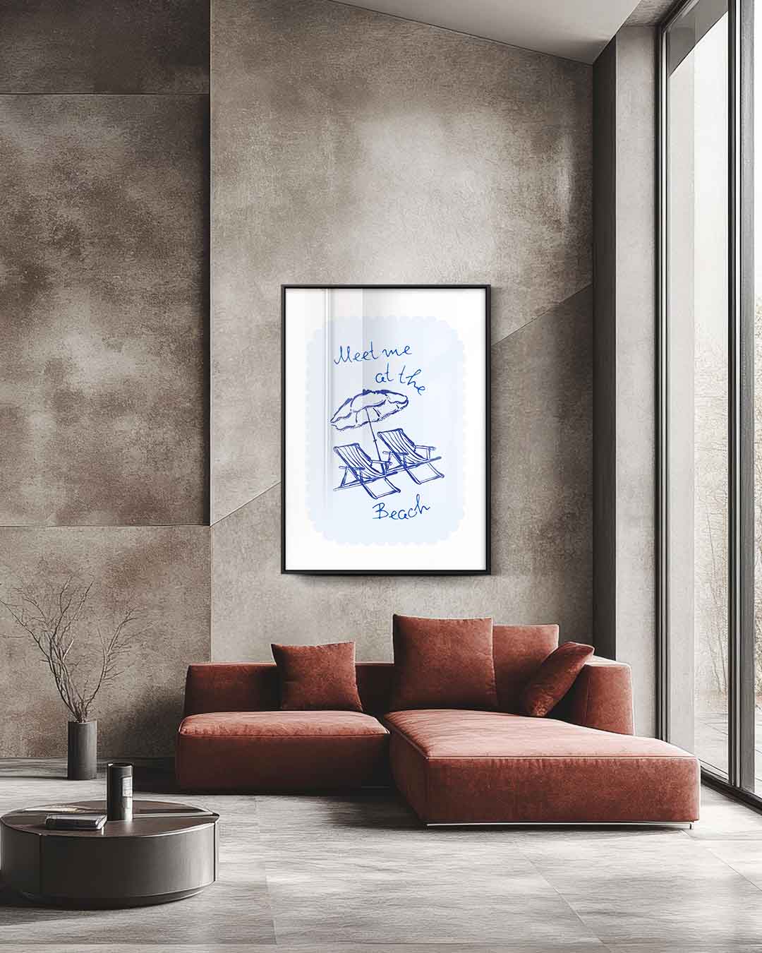 Strand Avontuur Poster Kunstwerk-canvas-dibond-plexiglas-wanddecoratie-WallArtistic