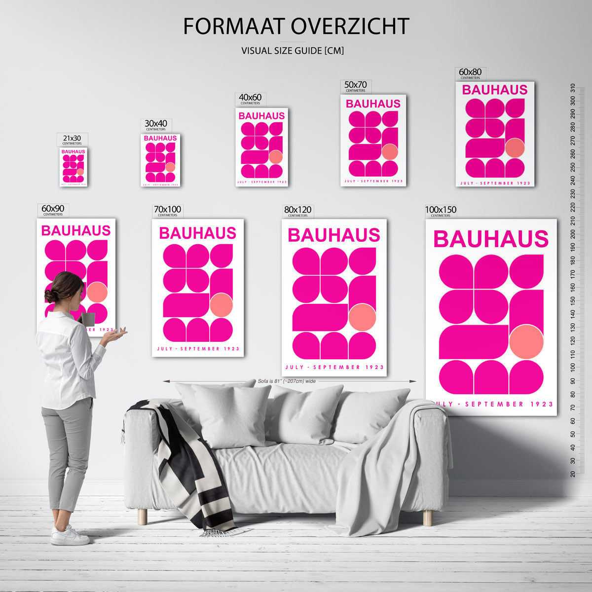 Vormen en vlakken Poster