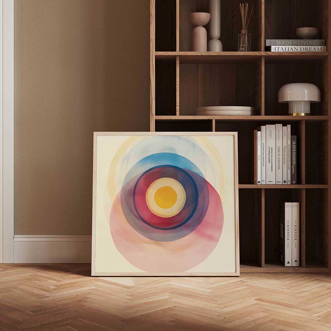 Concentrische cirkels Poster