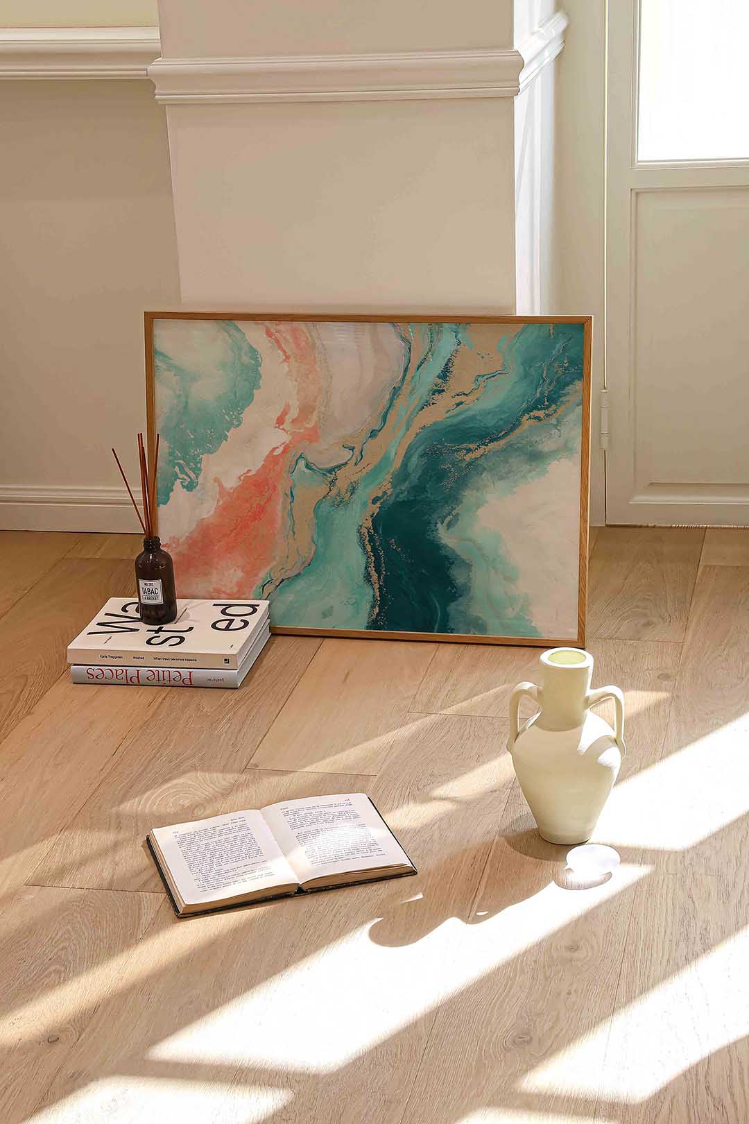 Abstracte golven Poster