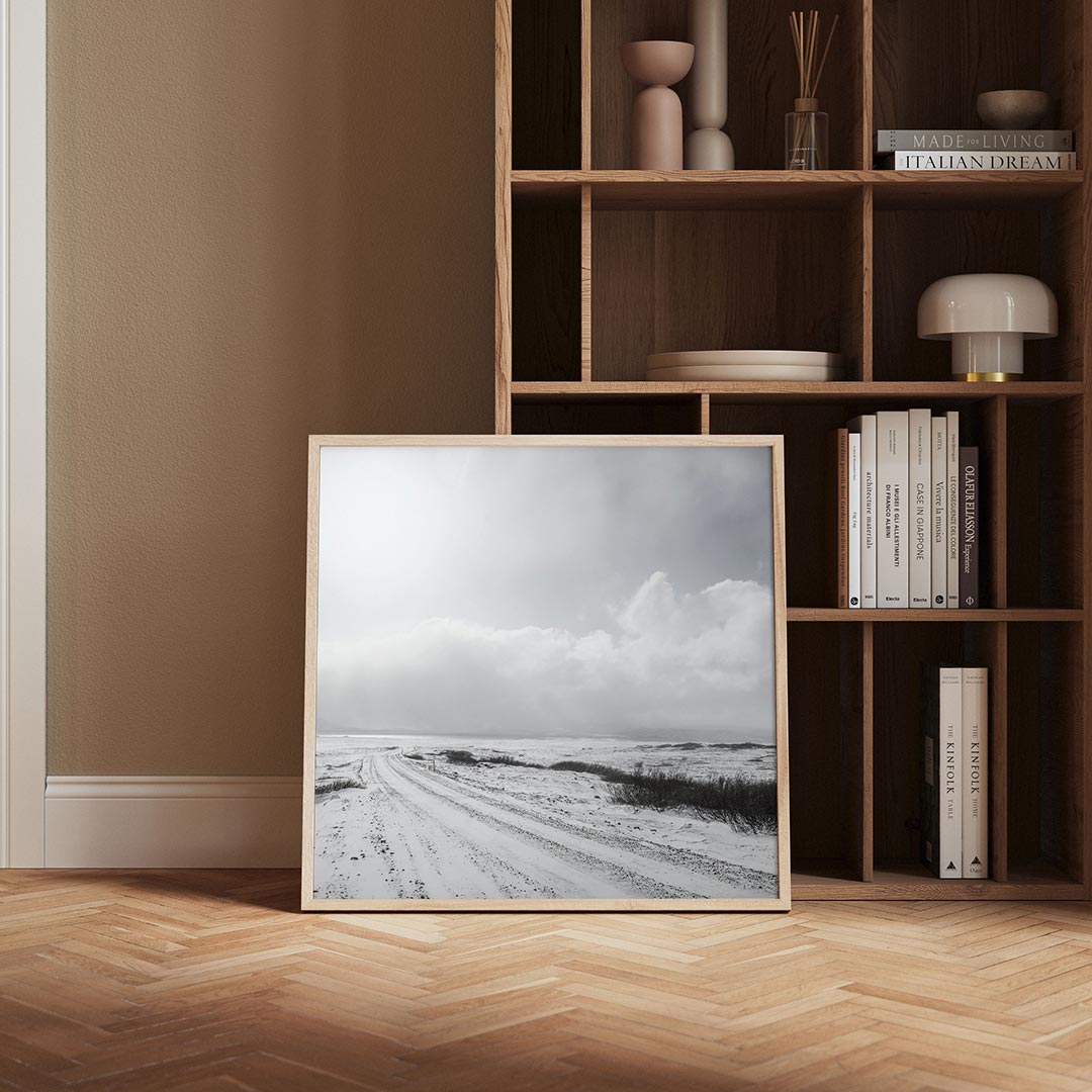 Winterse landschap Poster