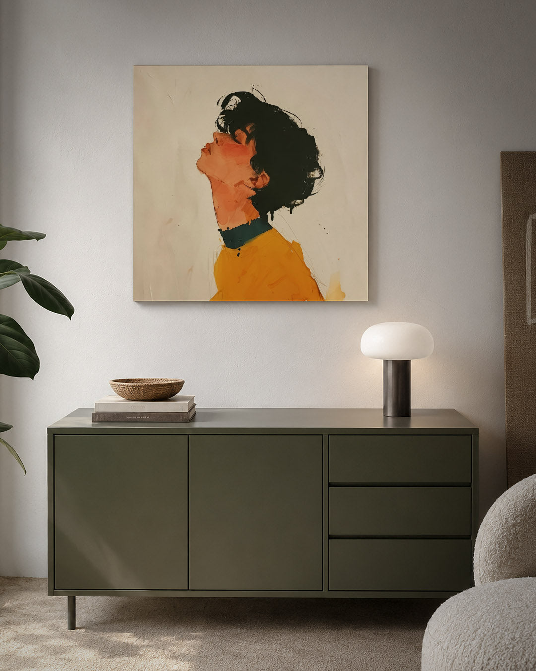Portretstudie Kunstwerk