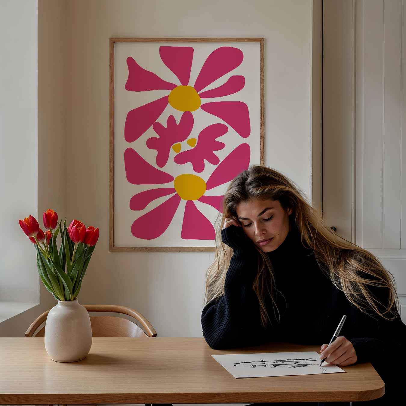 Bloemenfeest Wall Art Poster-WallArtistic