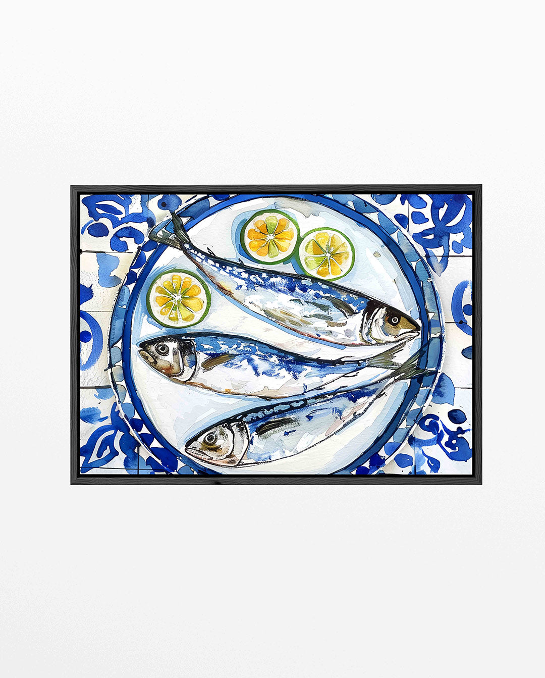 Vissen en citroenen Kunstwerk