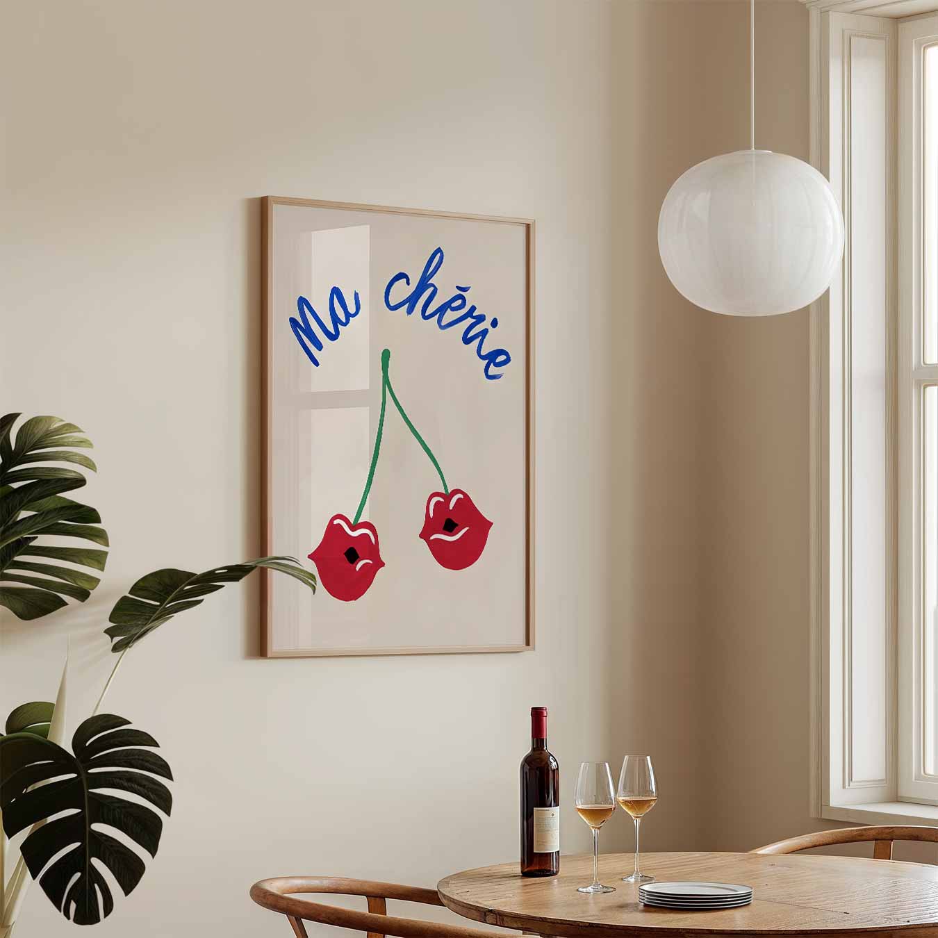 Ma Chérie Kersen Poster-WallArtistic