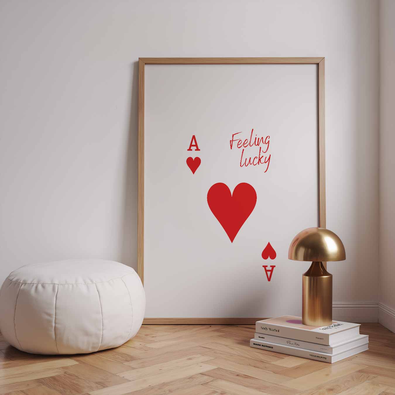 Feeling Lucky Kaart Poster-WallArtistic