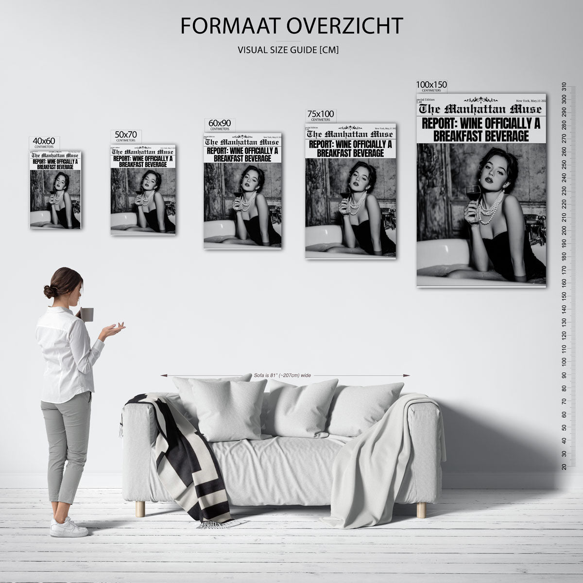 Chique ontbijt moment Kunstwerk