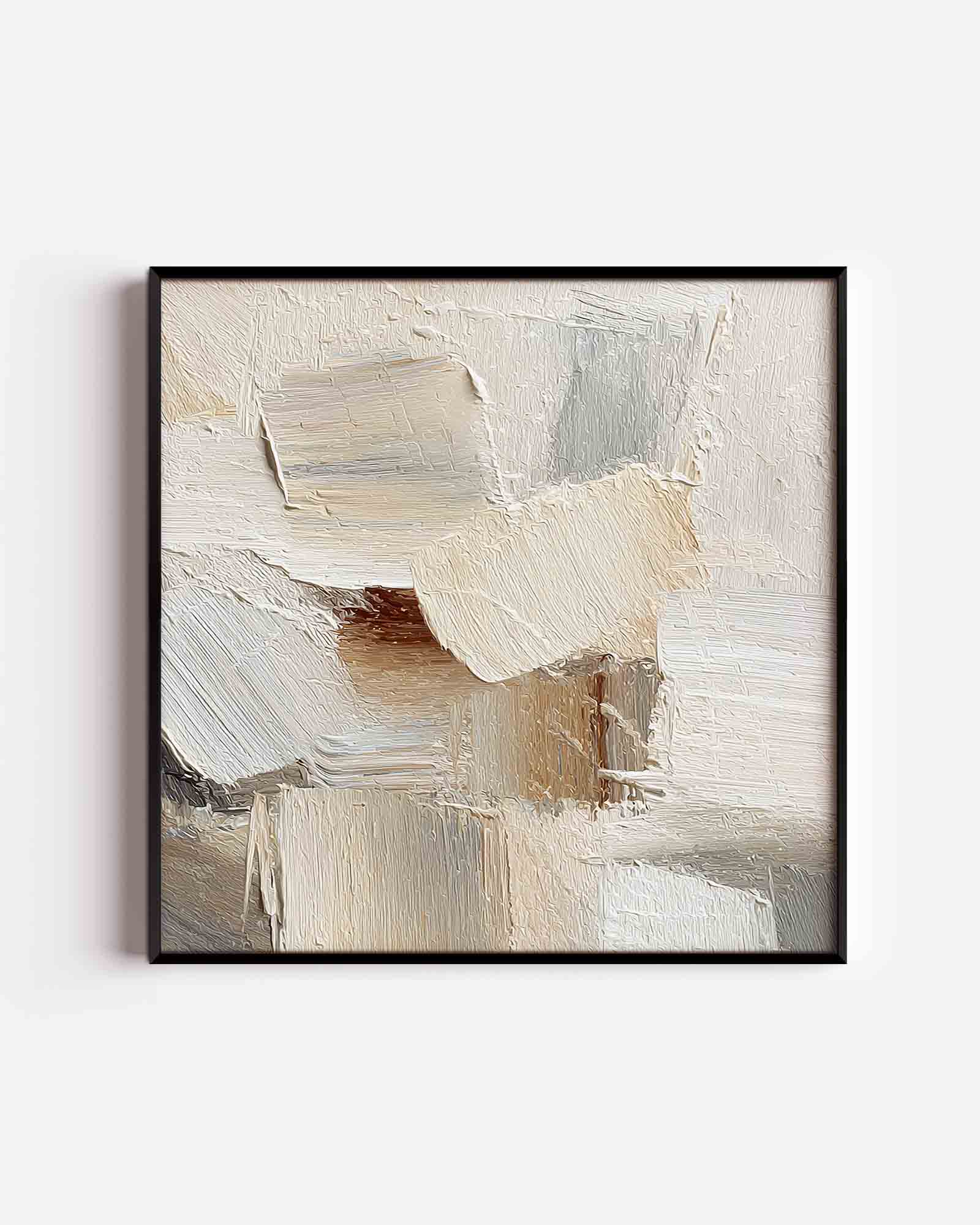 Abstracte beige textuur Poster