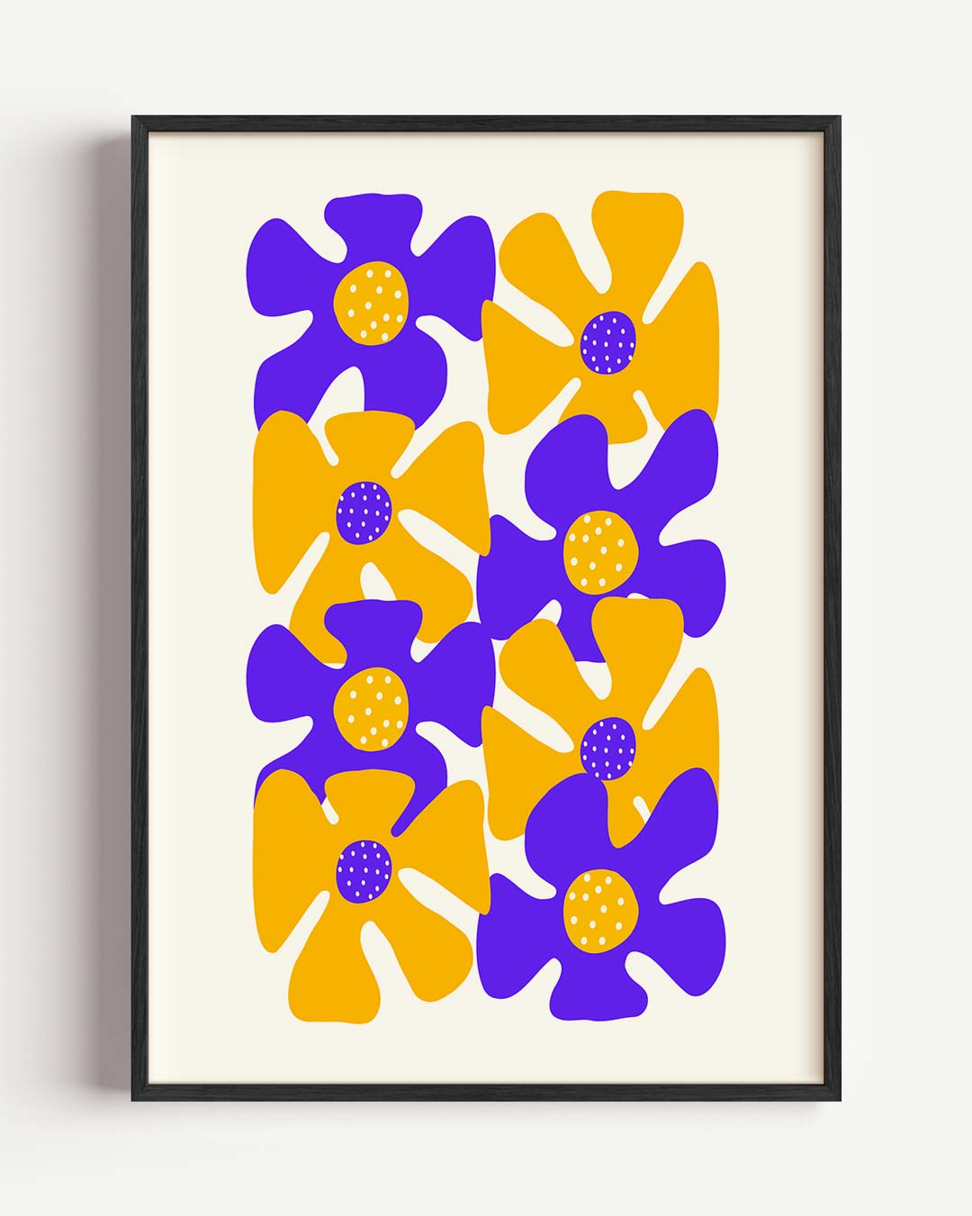 Vrolijke Bloemenpracht Poster-WallArtistic